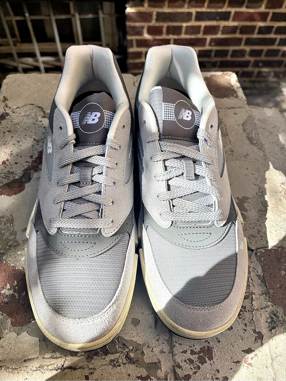 New Balance MSFTSrep x New Balance 0.01 Grey Sneakers